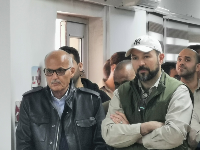 Mr. Ahmad Khalifeh with Bromine company employees