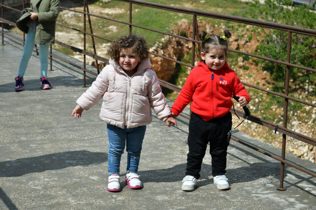 two girls-Jordan Bromine company employees celebrate International-Family-Day